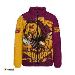 Brisbane Broncos Battle For Glory Rugby Finals Edition Padded Jacket