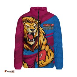 Brisbane Lions Defend The Pride Padded Jacket
