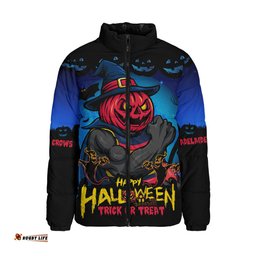 Adelaide Crows Dark Pumpkin Halloween Spirit Padded Jacket