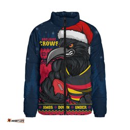 Adelaide Crows Merry Christmas Down Under Footy Power Style Padded Jacket