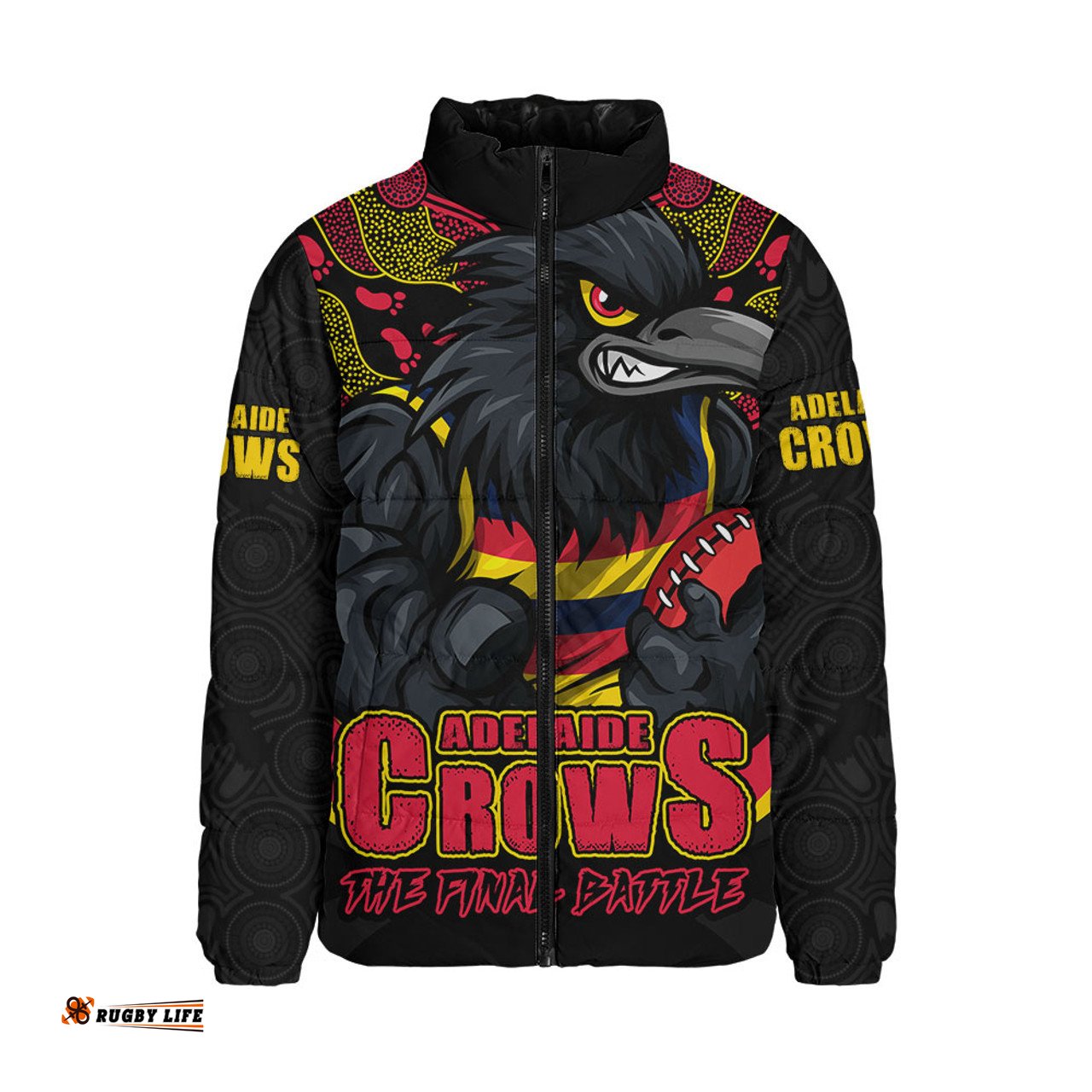 Adelaide Crows Final Clash Battle Edition Padded Jacket