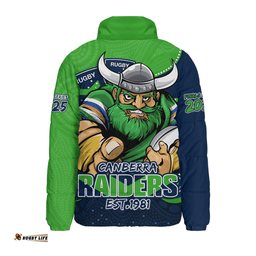 Canberra Raiders Battle For Glory Rugby Finals Edition Padded Jacket