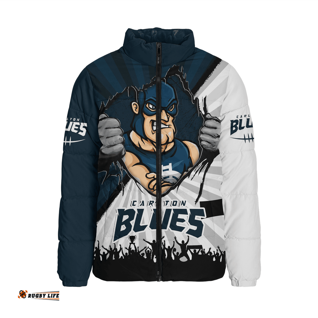Carlton Breaking Through Fan Design Padded Jacket