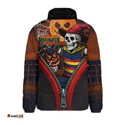 Adelaide Crows Halloween Night Reaper Zipper Padded Jacket