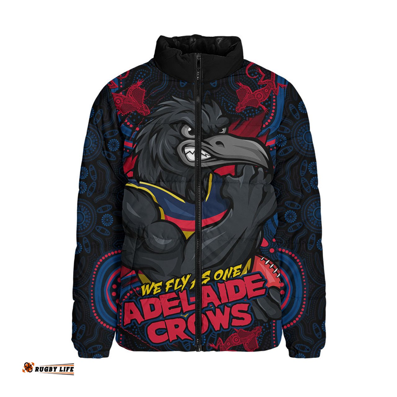 Adelaide Crows Spirit Warriors Of The Game Padded Jacket