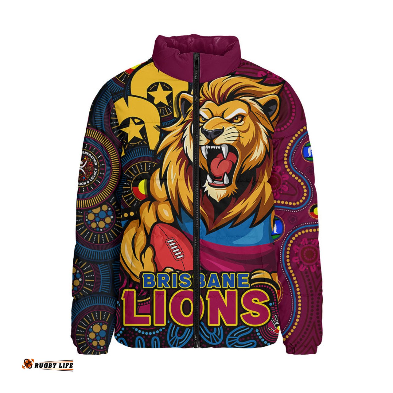 Brisbane Lions NAIDOC Spirit Of Country Padded Jacket