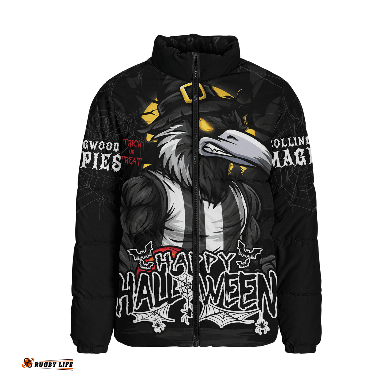 Collingwood Full Moon Fever Halloween Supporter Padded Jacket