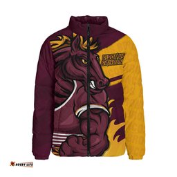 Brisbane Broncos Defend The Pride Padded Jacket