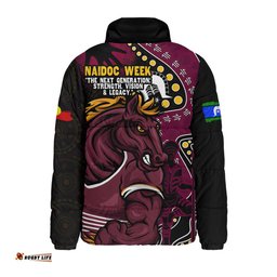 Brisbane Broncos NAIDOC Indigenous Warrior Spirit Padded Jacket