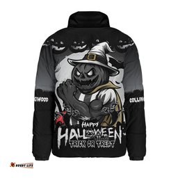 Collingwood Dark Pumpkin Halloween Spirit Padded Jacket