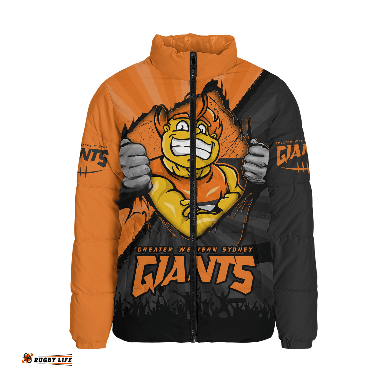 GWS GIANTS Breaking Through Fan Design Padded Jacket