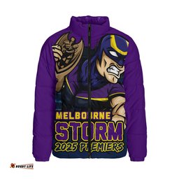Melbourne Storm Unleash Power In The Ultimate Battle Padded Jacket