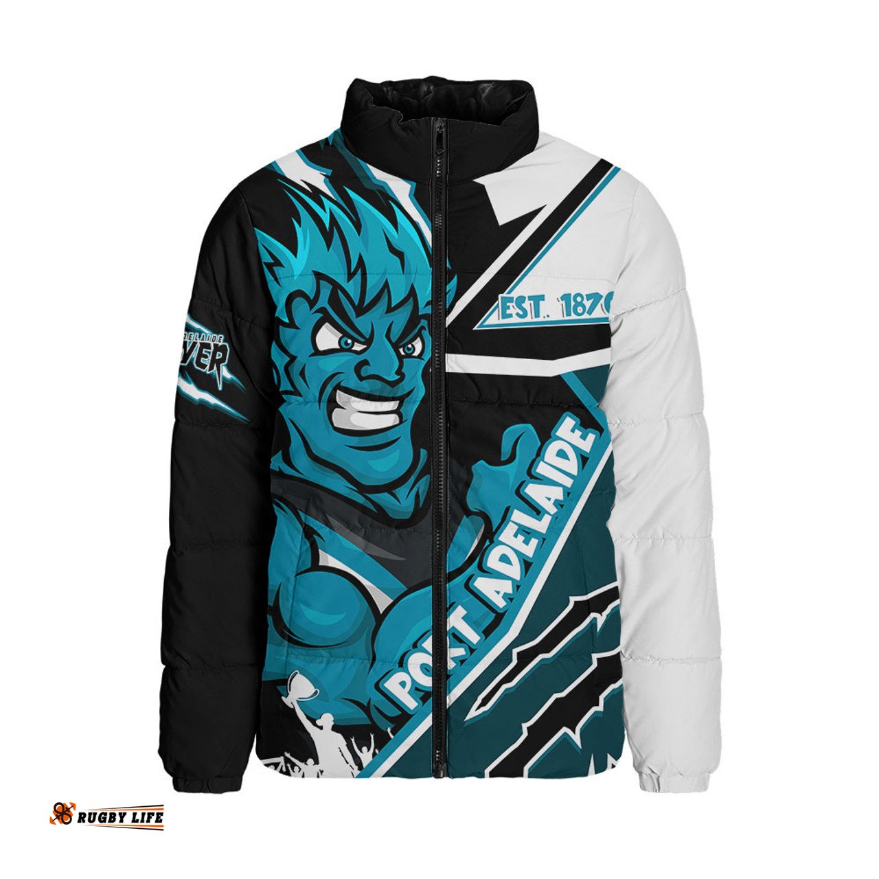 Port Adelaide Battlefield Glory Gear Padded Jacket