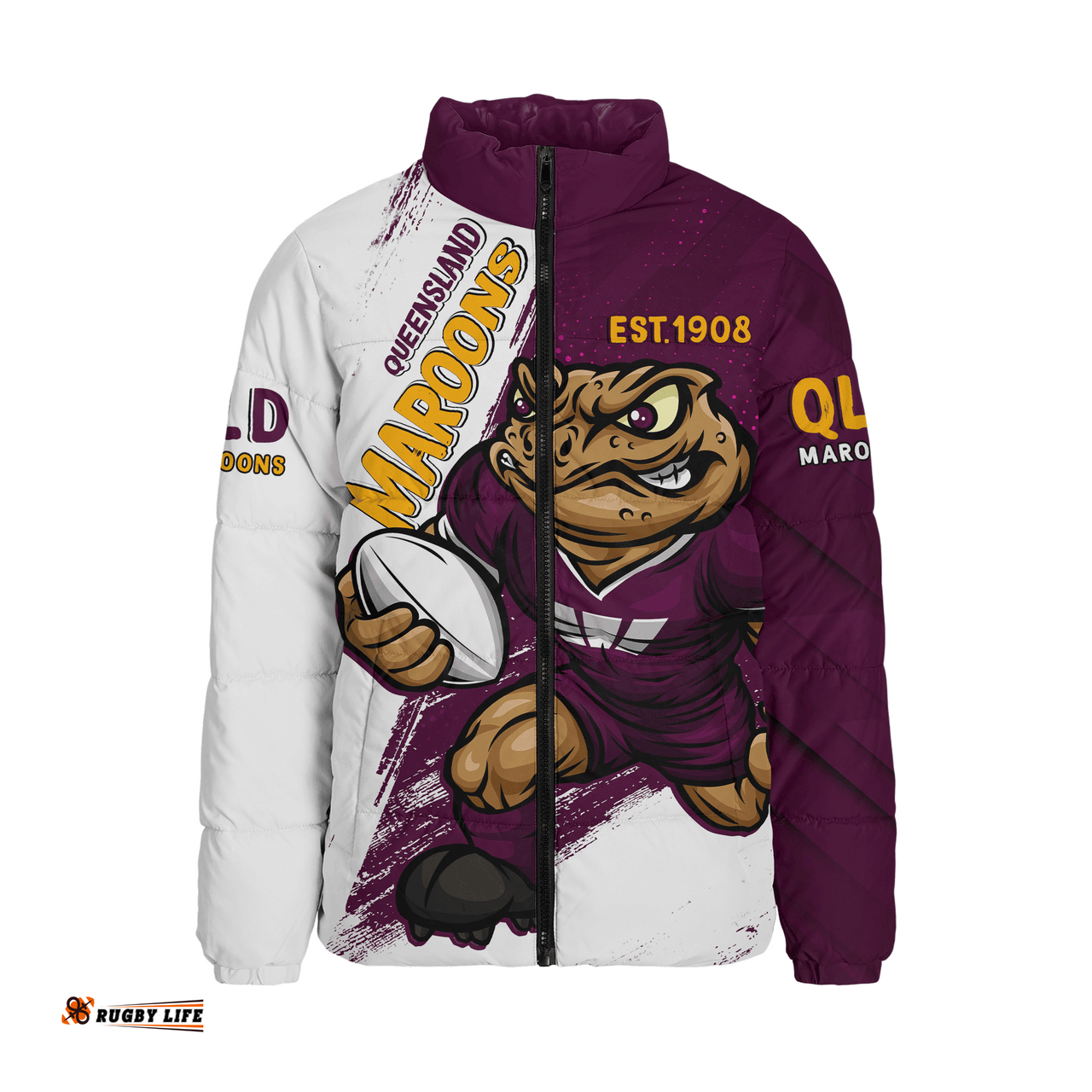 Queensland Maroons Battleborn Maroons Padded Jacket