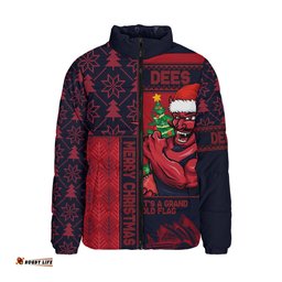 Melbourne Merry Christmas Knit Style Festive Spirit Padded Jacket
