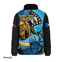 Gold Coast Titans NAIDOC Indigenous Warrior Spirit Padded Jacket
