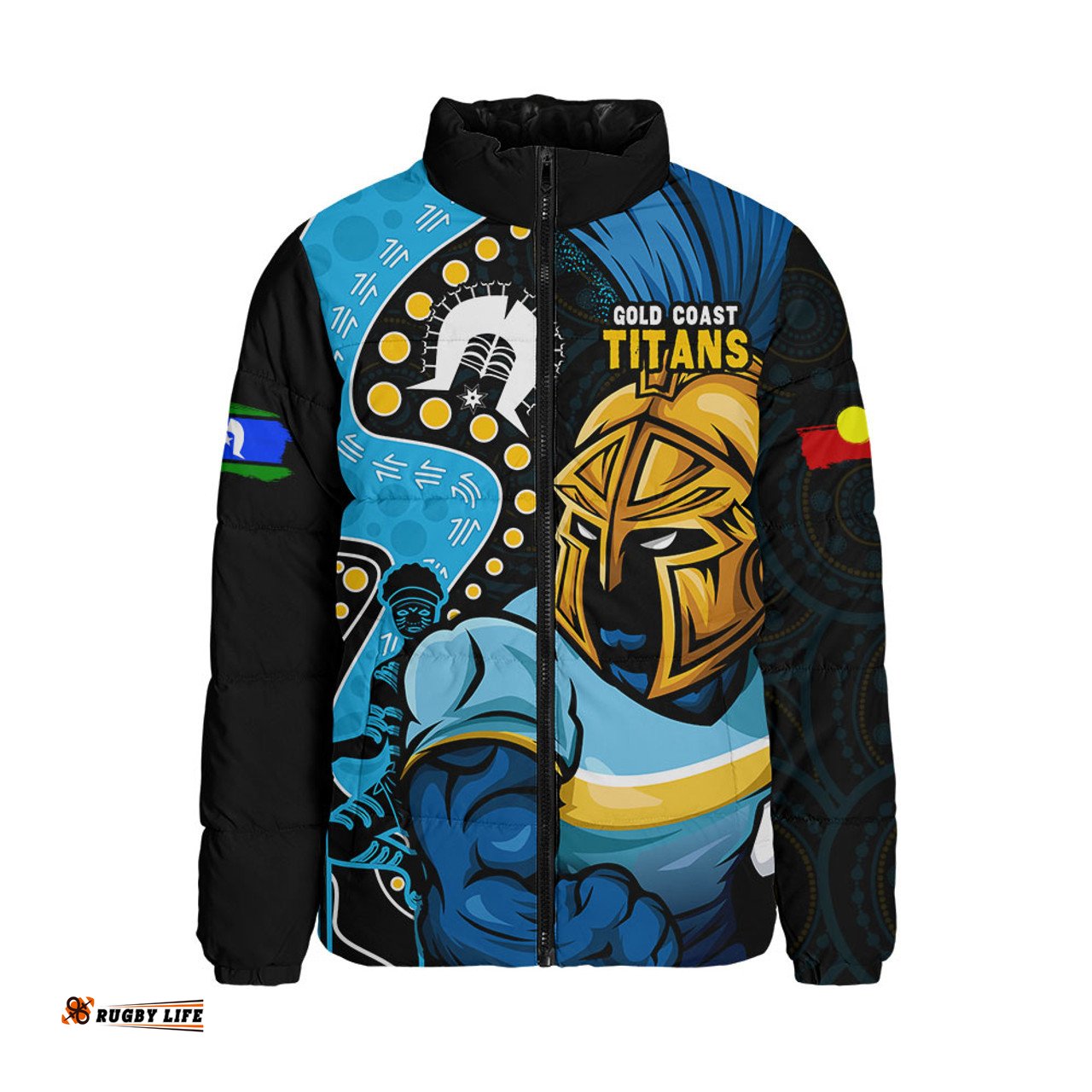 Gold Coast Titans NAIDOC Indigenous Warrior Spirit Padded Jacket