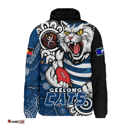 Geelong Cats Power Through Generations NAIDOC Edition Padded Jacket