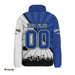 North Melbourne Breaking Through Fan Design Padded Jacket