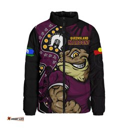 Queensland Maroons NAIDOC Indigenous Warrior Spirit Padded Jacket