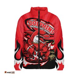 Redcliffe Dolphins Premiership Series Sports Gear Padded Jacket