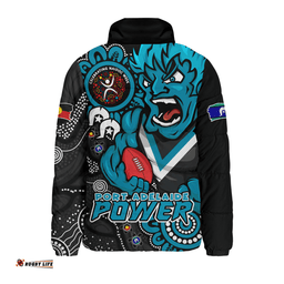 Port Adelaide Power Through Generations NAIDOC Edition Padded Jacket