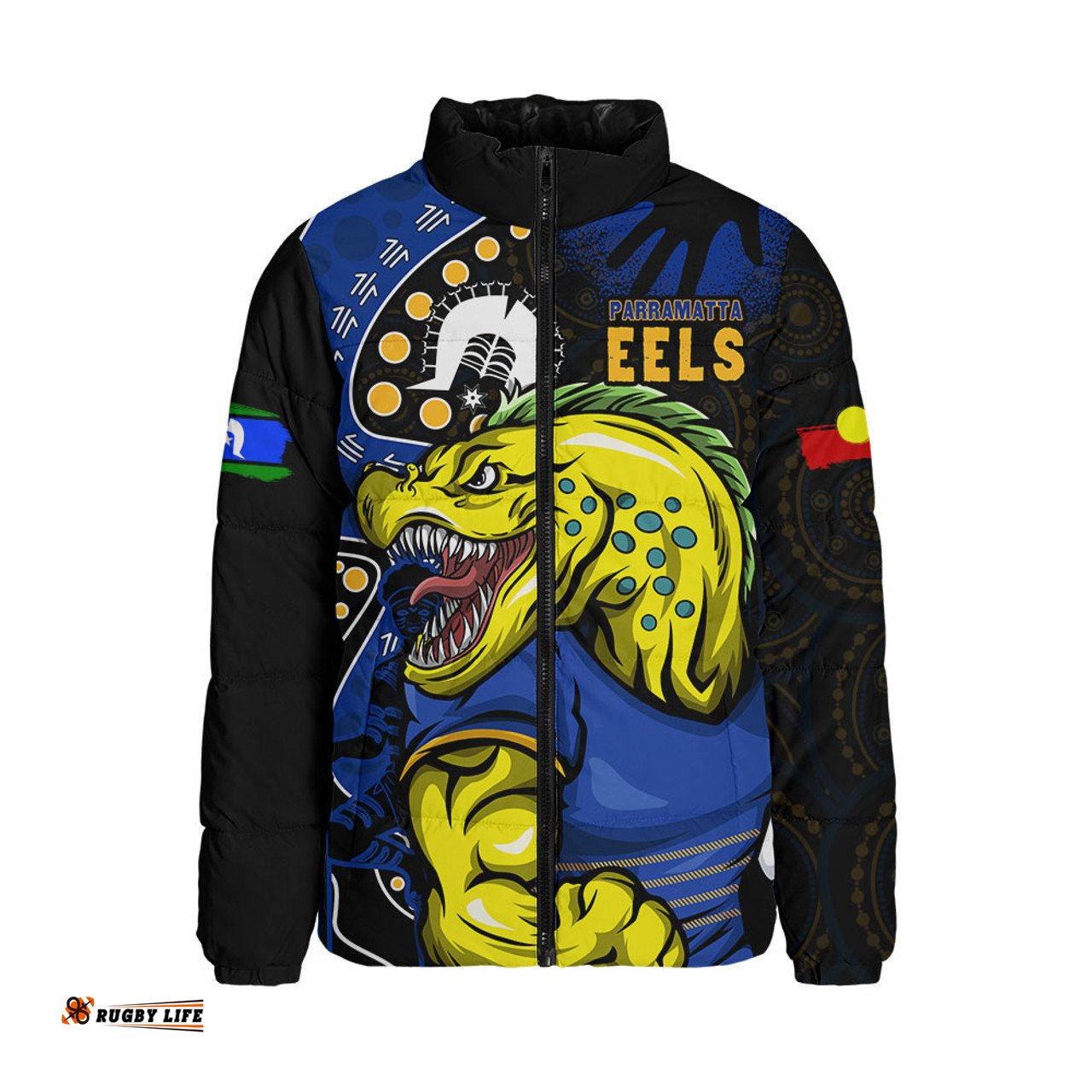 Parramatta Eels NAIDOC Indigenous Warrior Spirit Padded Jacket