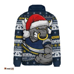 North Queensland Cowboys Ugly Knit Style For Christmas Game Fans Padded Jacket