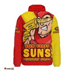 Gold Coast SUNS Australian Football Finals Premiership Spirit Padded Jacket