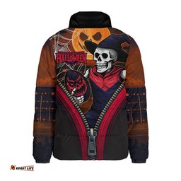 Melbourne Halloween Night Reaper Zipper Padded Jacket