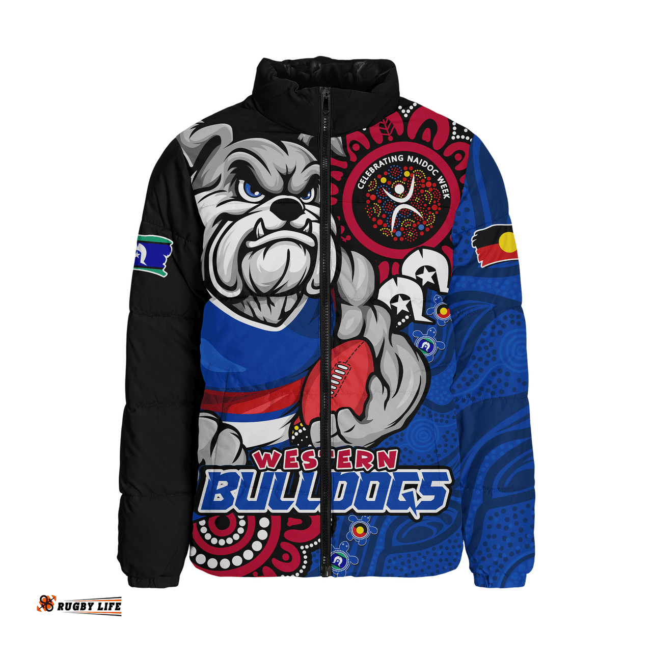 Western Bulldogs Power Through Generations NAIDOC Edition Padded Jacket