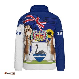Western Australia Power Pride And Heritage Crest Padded Jacket