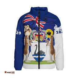 Western Australia Power Pride And Heritage Crest Padded Jacket