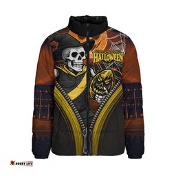 Richmond Halloween Night Reaper Zipper Padded Jacket
