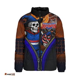 Western Bulldogs Halloween Night Reaper Zipper Padded Jacket