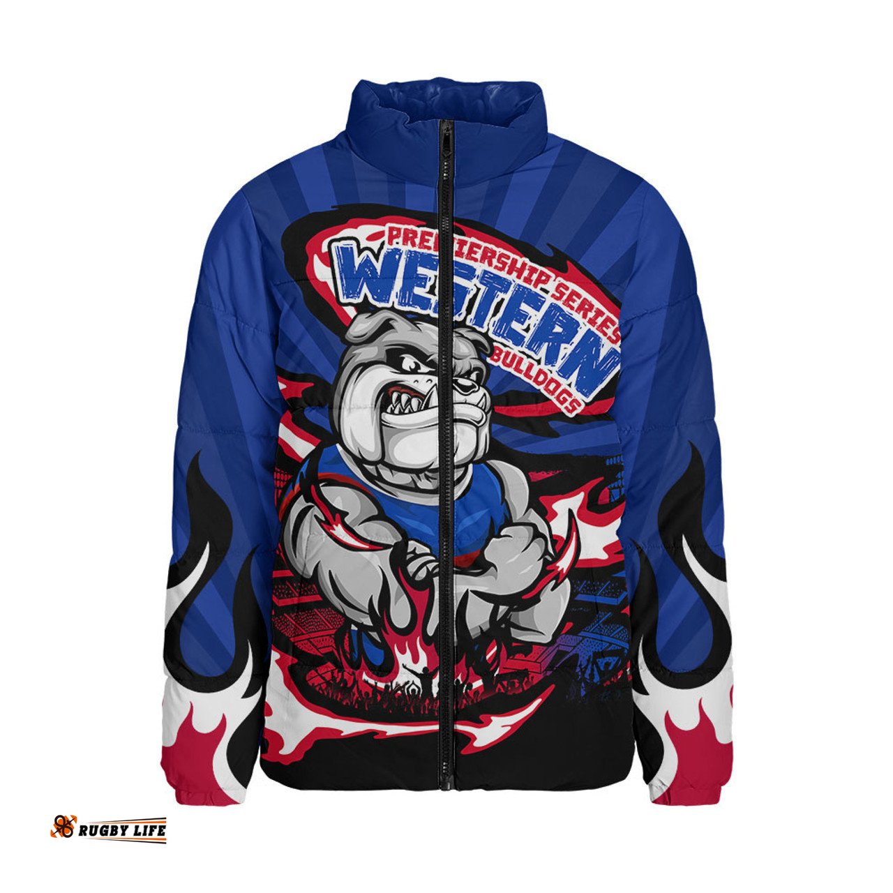 Western Bulldogs Premiership Series Flame Edition Padded Jacket
