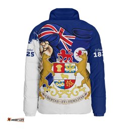 Tasmania Power Pride And Heritage Crest Padded Jacket