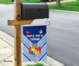 Rugbylife Flag - Mate Ma'a Tonga Rugby Flag Polynesian Creative Style - Blue A31