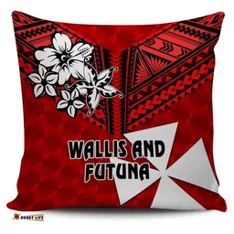 Rugbylife Pillow Cover - Wallis and Futuna Rugby Pillow Cover Sporty Vibes A31