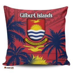 Australia South Sea Islanders Gilbert Islands In Polynesian Pattern With Coconut Trees Pillow