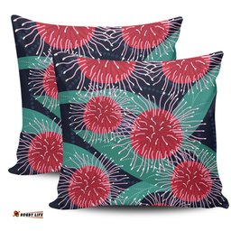 Australia Aboriginal Australian Hakea Flower Artwork Pillow