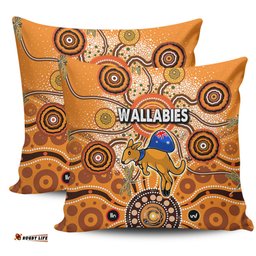 Australia Aboriginal Custom Dragonfly Flies Into Beehive And Snake Circle Pillow