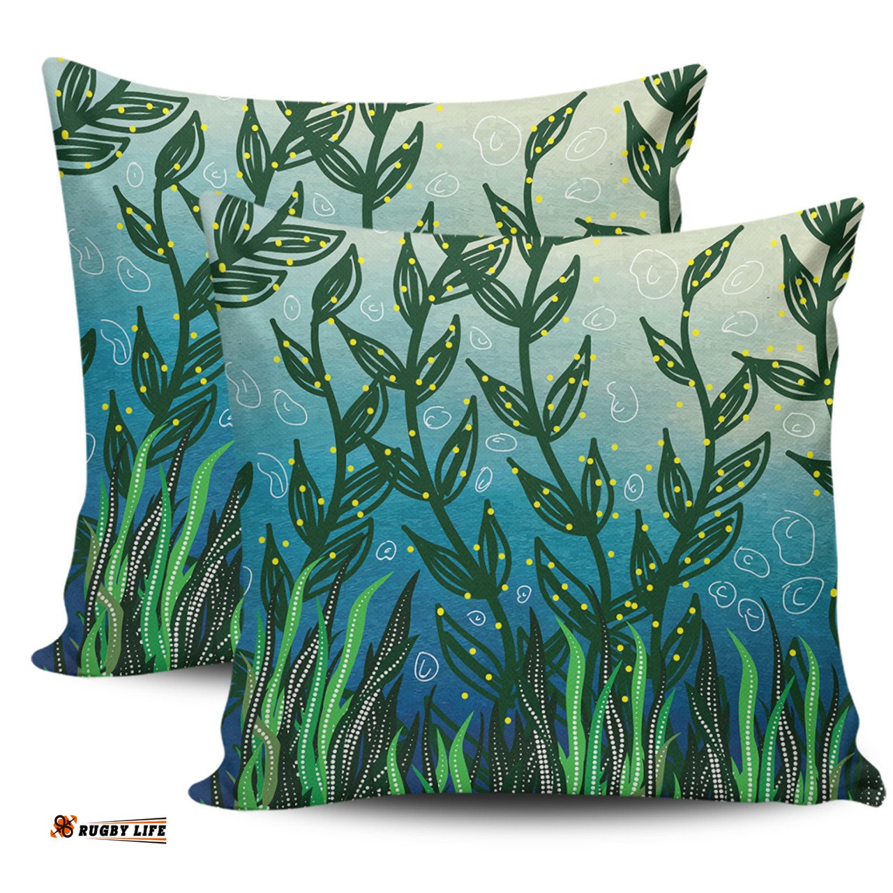 Australia Aboriginal Nature Concept Aboriginal Style Pillow