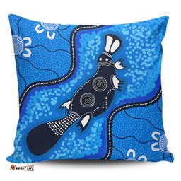 Australia Aboriginal Platypus Art Pillow