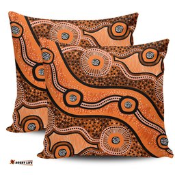 Australia Aboriginal Australian Aboriginal Background Pillow
