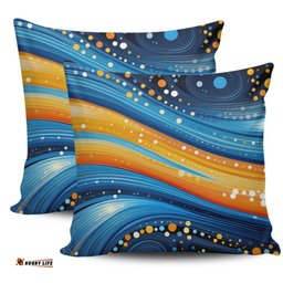 Australia Dreaming Aboriginal Aboriginal Indigenous Dot Painting Dream Art Inspired Pillow