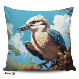 Australia Kookaburra Kookaburra Blue Background Pillow
