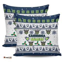 Canberra Raiders Christmas Canberra Raiders Special Ugly Christmas Pillow