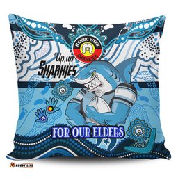 Cronulla Sutherland Sharks Naidoc Week Custom For Our Elders Home Jersey Pillow