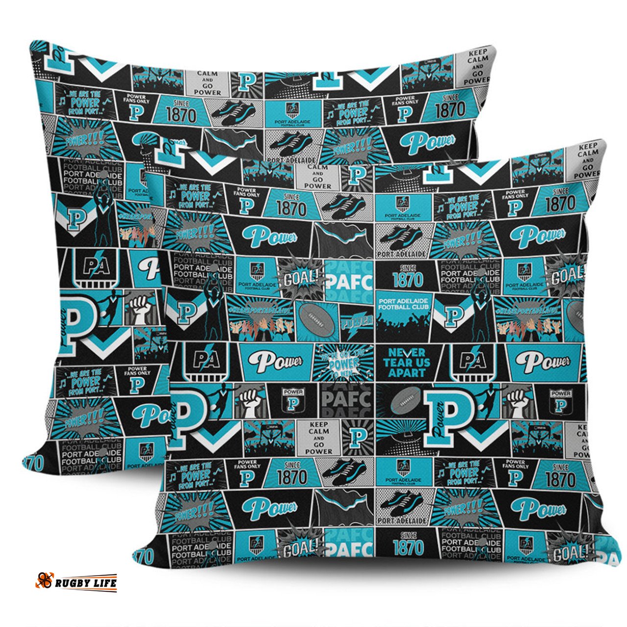 Port Adelaide Legacy Of The Pride Comic Style Pillow